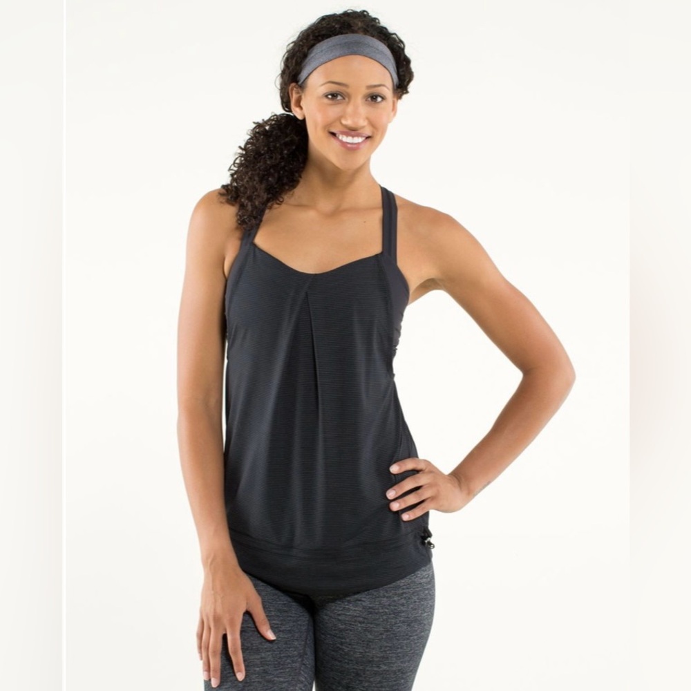 lululemon athletica Black Tank Top